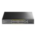PoE-комутатор 20-портовий некерований Cudy GS1018PS2 гігабітний з 16 портами PoE+, 200W