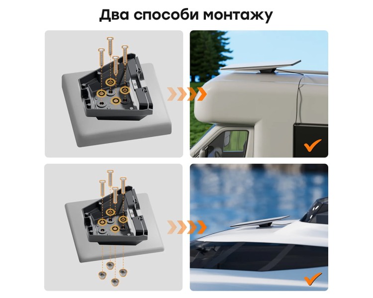 Кріплення для транспортних засобів Starlink Standard Mobility Mount до Starlink Gen3 REV4