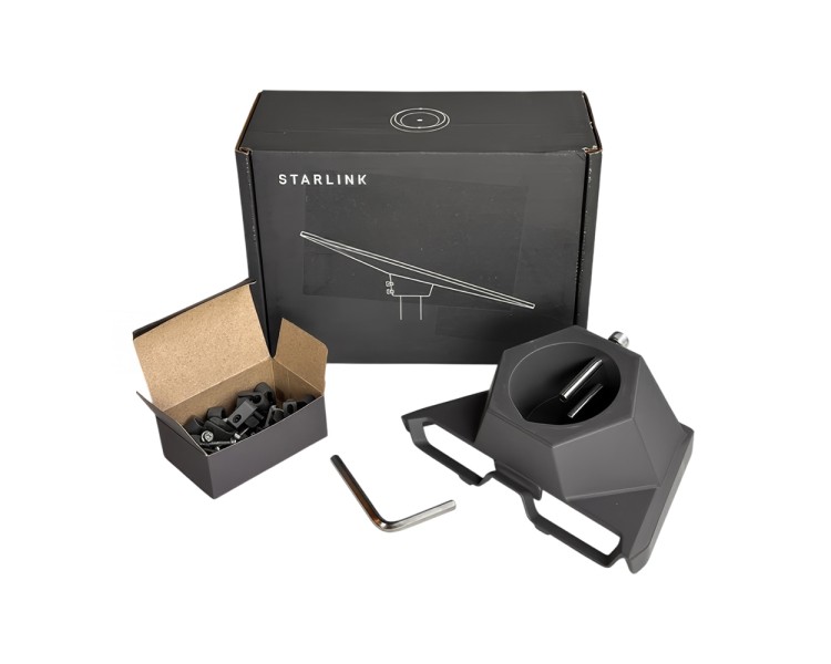 Кріплення перехідника для труб Starlink Standard Pipe Adapter до Starlink Gen3 REV4