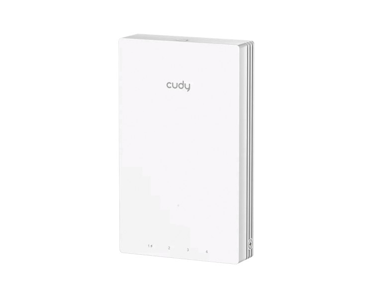 Точка доступу настінна WiFi 6 Cudy AP3000 Wall з підтримкою Mesh дводіапазонна гігабітна AX3000