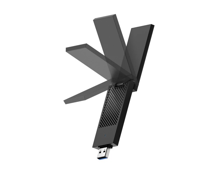 Адаптер WiFi 6E Cudy WU5400 тридіапазонний з USB 3.0 AX5400