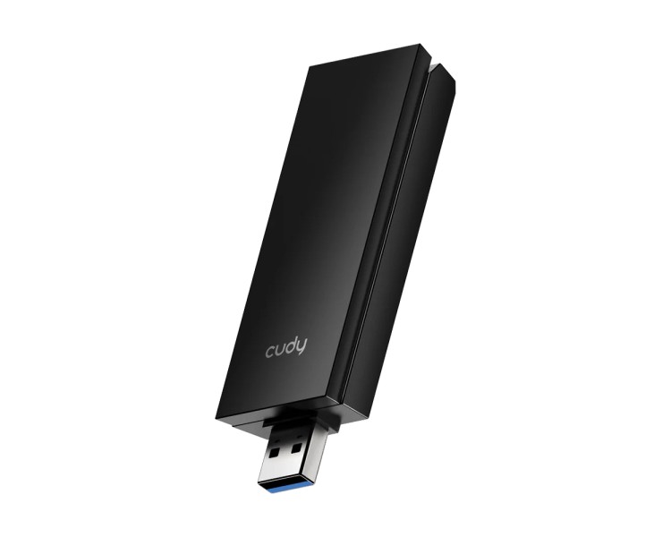 Адаптер WiFi 6E Cudy WU5400 тридіапазонний з USB 3.0 AX5400