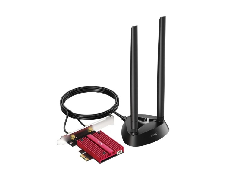 Адаптер WiFi 7 Cudy WE9300S BE9300 PCI Express тридіапазонний з Bluetooth 5.4
