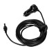 Кабель живлення для Starlink Mini E-NET автомобільний прикурювач/DC з USB Type-C та LED 5м
