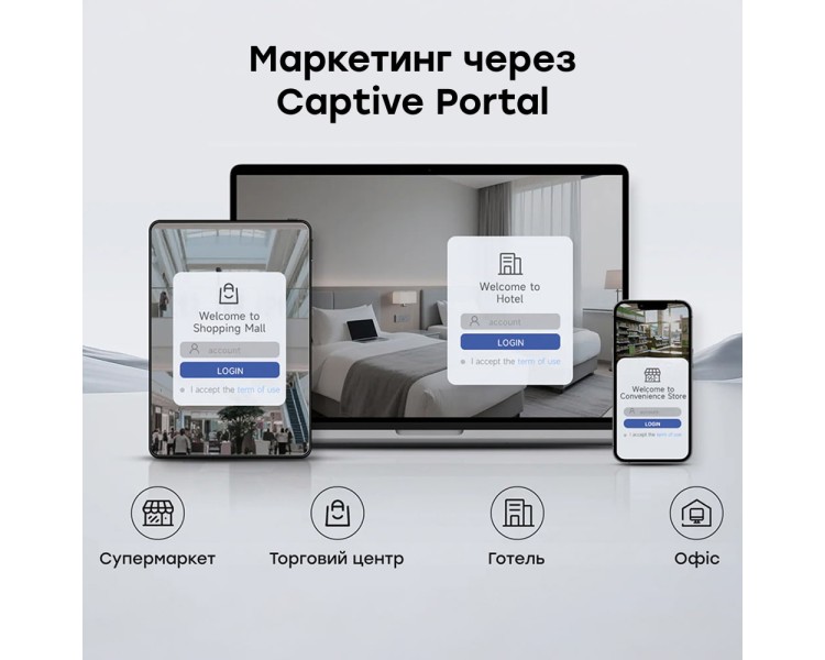 Точка доступу WiFi 7 2.5G Cudy AP3600 з підтримкою Mesh дводіапазонна BE3600