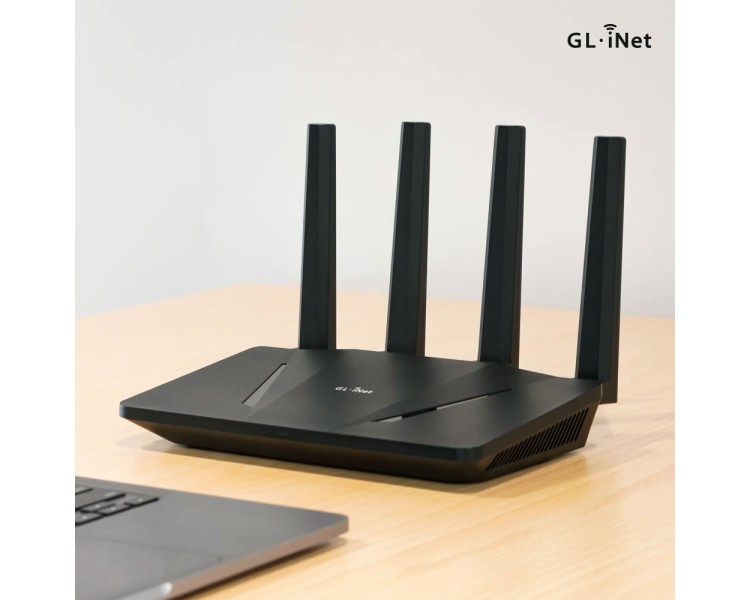 WiFi 6 маршрутизатор GL.iNet Flint (GL-AX1800-EU) гігабітний дводіапазонний