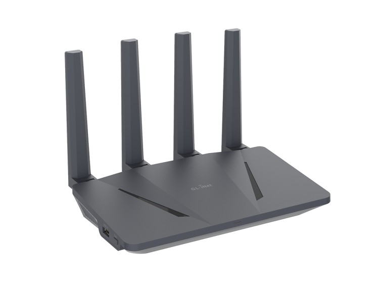WiFi 6 маршрутизатор GL.iNet Flint (GL-AX1800-EU) гігабітний дводіапазонний