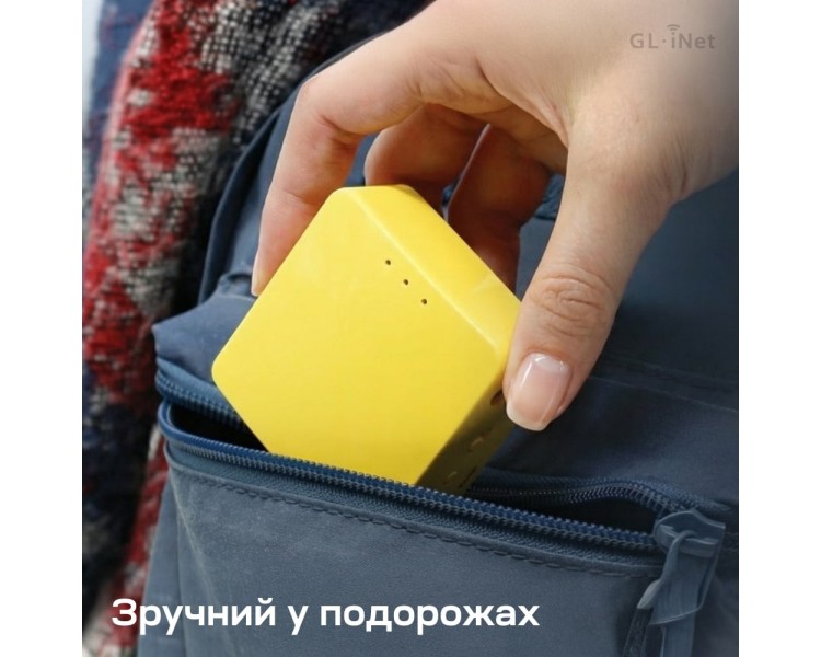 WiFi маршрутизатор GL.iNet Mango (GL-MT300N-V2) портативний