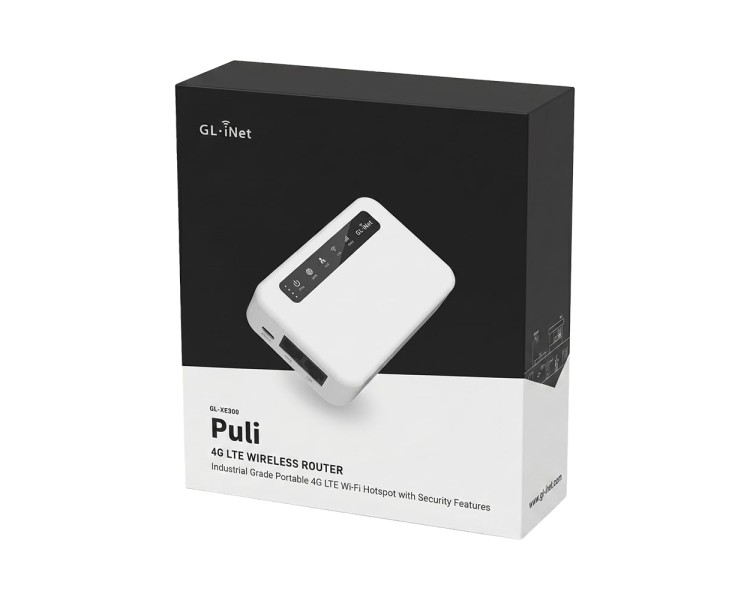 WiFi 4G LTE-маршрутизатор GL.iNet Puli (GL-XE300-EU) CAT4 / CAT6 з акумуляторною батареєю 5000mAh