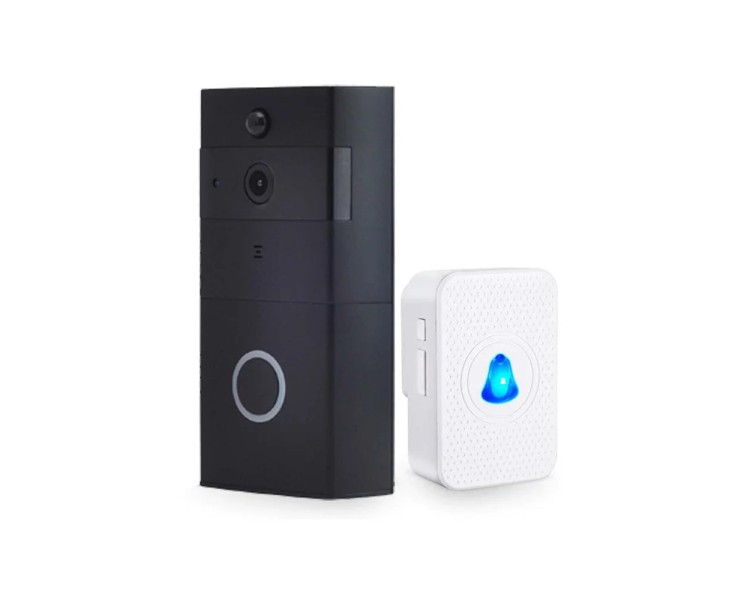 Дверний WiFi дзвінок 2Mp Light Vision VLC-01IVP Black з ІЧ-датчиком руху