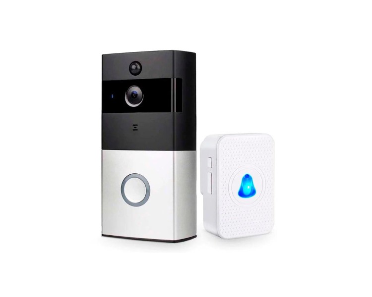 Дверний WiFi дзвінок 2Mp Light Vision VLC-01IVP Silver з ІЧ-датчиком руху