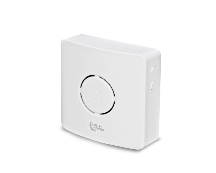 Дверний WiFi дзвінок Light Vision VLC-DR10T(Tuya) White з ІЧ-датчиком руху