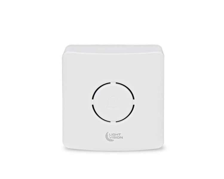 Дверний WiFi дзвінок Light Vision VLC-DR10T(Tuya) White з ІЧ-датчиком руху