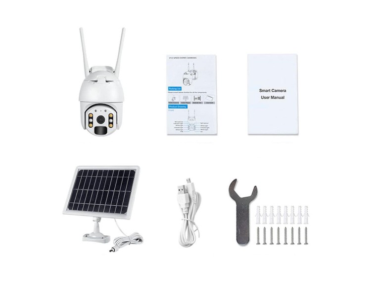 IP PTZ-відеокамера автономна з 4G та сонячною панеллю 2Mp VLC-9492IG(Solar) Light Vision f=3.6mm, на акумуляторних батареях