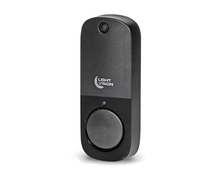 Дверний WiFi дзвінок Light Vision VLC-DR10T(Tuya) Black з ІЧ-датчиком руху