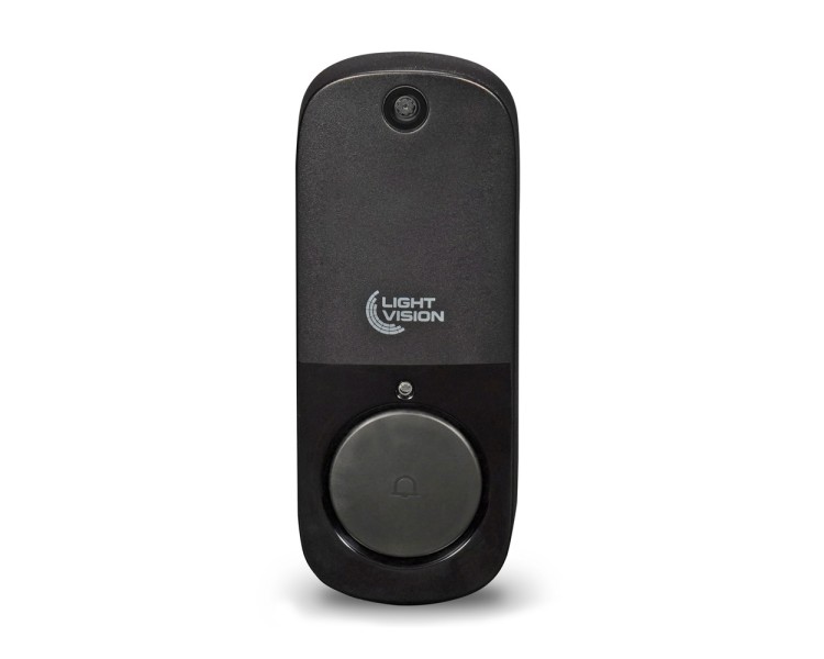 Дверний WiFi дзвінок Light Vision VLC-DR10T(Tuya) Black з ІЧ-датчиком руху