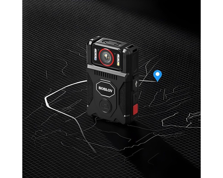Нагрудний відеореєстратор Boblov M7 PRO 4K 128GB GPS