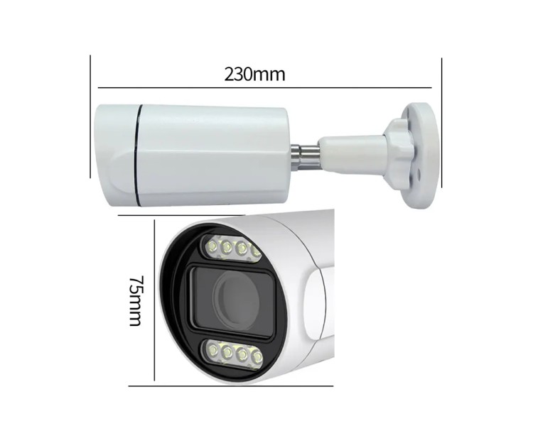 IP-відеокамера з WiFi 4Mp Light Vision VLC-5268WI(Tuya) f=3.6mm, ІЧ+LED-підсвічування, з мікрофоном