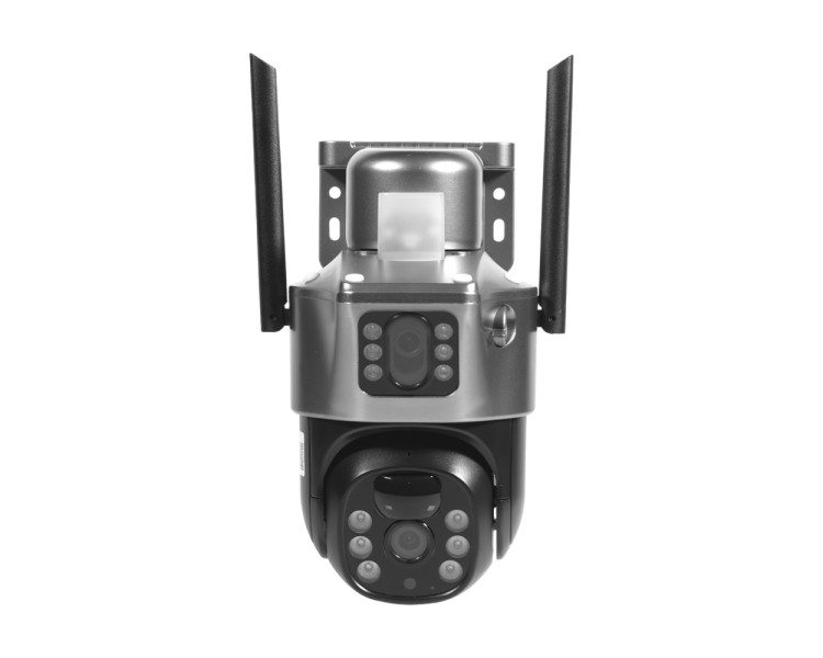 IP PTZ-відеокамера автономна з 4G та сонячною панеллю Light Vision 2Mp+2Mp VLC-9192IG/2C (Solar) Silver f=4mm, на акумуляторних батареях