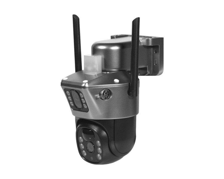 IP PTZ-відеокамера автономна з 4G та сонячною панеллю Light Vision 2Mp+2Mp VLC-9192IG/2C (Solar) Silver f=4mm, на акумуляторних батареях