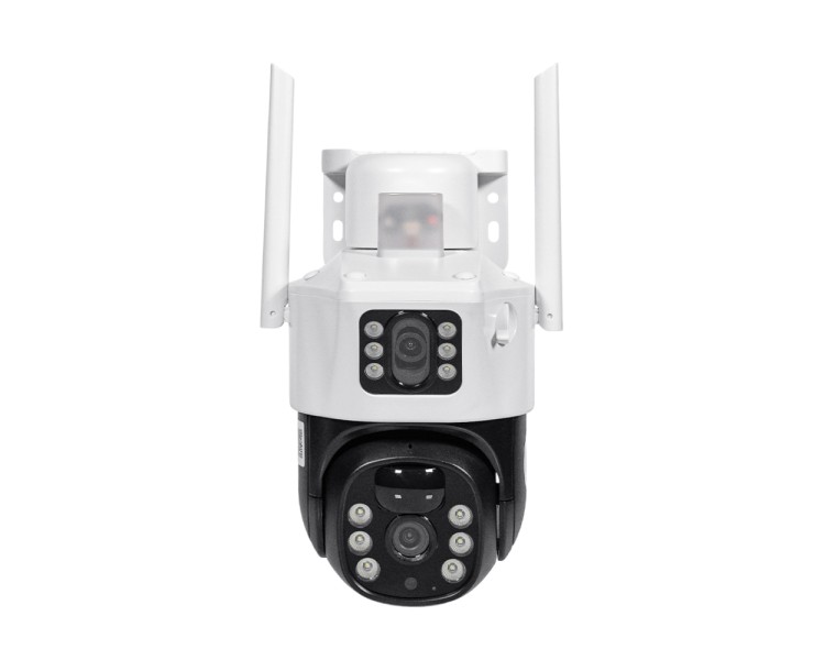 IP PTZ-відеокамера автономна з 4G та сонячною панеллю 2Mp+2Mp Light Vision VLC-9192IG/2C (Solar) White f=4mm, на акумуляторних батареях