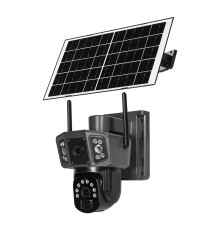 IP PTZ-відеокамера автономна з 4G та сонячною панеллю 3Mp+3Mp Light Vision VLC-9230IG/2C3S (Solar) f=4mm, на акумуляторних батареях