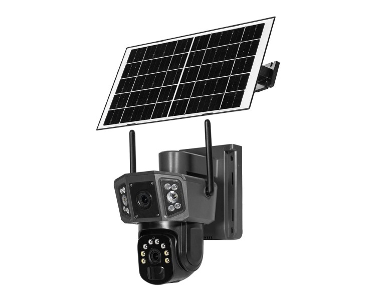 IP PTZ-відеокамера автономна з 4G та сонячною панеллю 3Mp+3Mp Light Vision VLC-9230IG/2C3S (Solar) f=4mm, на акумуляторних батареях