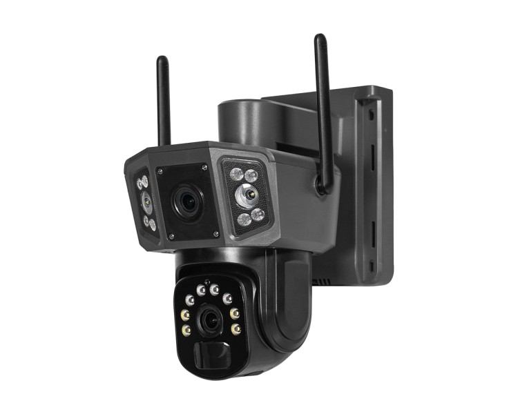 IP PTZ-відеокамера автономна з 4G та сонячною панеллю 3Mp+3Mp Light Vision VLC-9230IG/2C3S (Solar) f=4mm, на акумуляторних батареях