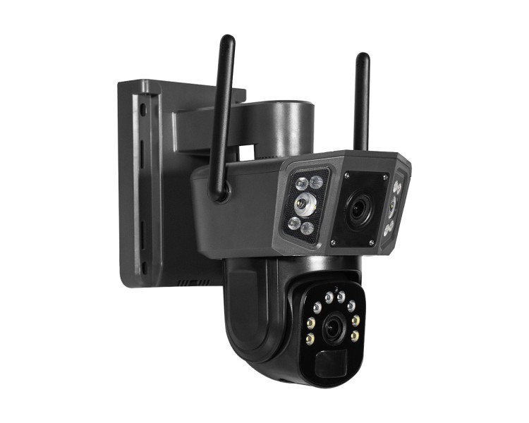 IP PTZ-відеокамера автономна з 4G та сонячною панеллю 3Mp+3Mp Light Vision VLC-9230IG/2C3S (Solar) f=4mm, на акумуляторних батареях