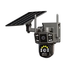 IP PTZ-відеокамера автономна з WiFi та сонячною панеллю 3Mp+3Mp Light Vision VLC-9230WIA/2C3S (Solar) f=4mm, на акумуляторних батареях