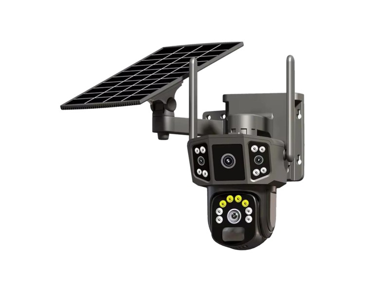 IP PTZ-відеокамера автономна з WiFi та сонячною панеллю 3Mp+3Mp Light Vision VLC-9230WIA/2C3S (Solar) f=4mm, на акумуляторних батареях