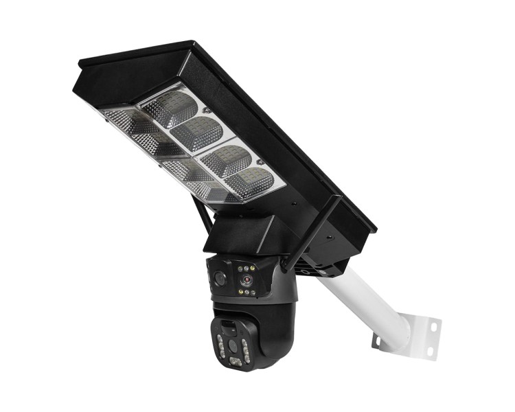 IP PTZ-відеокамера автономна з WiFi, прожектором та сонячною панеллю 3Mp+3Mp Light Vision VLC-1030WIA/2C (Lamp+Solar) f=4mm, на акумуляторних батареях