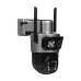 IP PTZ-відеокамера автономна з 4G та сонячною панеллю 3Mp+3Mp Light Vision VLC-9430IG/2C3S (Solar) f=4mm, на акумуляторних батареях
