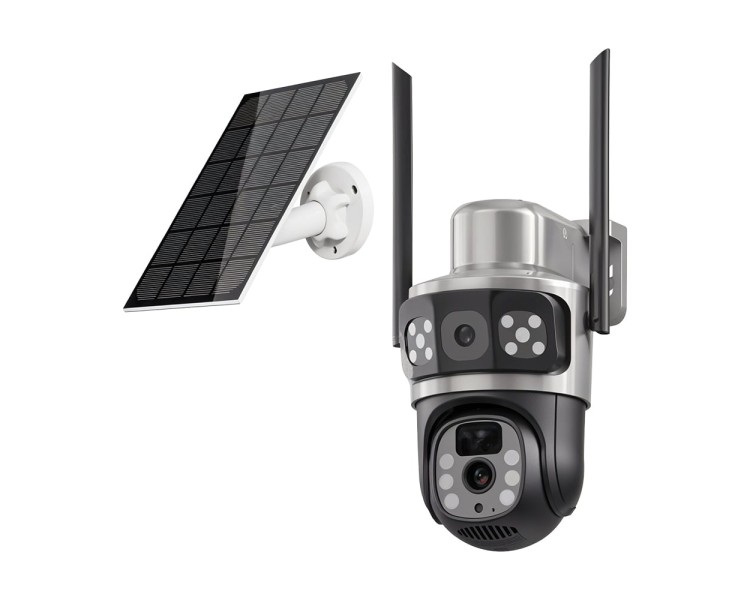 IP PTZ-відеокамера автономна з WiFi та сонячною панеллю 3Mp+3Mp Light Vision VLC-9430WIA/2C3S (Solar) f=4mm, на акумуляторних батареях