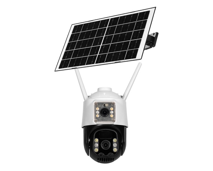 IP PTZ-відеокамера автономна з 4G та сонячною панеллю 3Mp+3Mp Light Vision VLC-9530IG/2C3S (Solar) f=4mm, на акумуляторних батареях