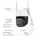 IP PTZ-відеокамера з WiFi 2Mp+8Mp Light Vision VLC-9284WI10Z/2C (Camhi Pro) f=3.6mm+8mm, ІЧ+LED-підсвічування, з мікрофоном