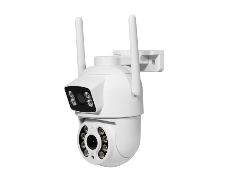 IP PTZ-відеокамера з WiFi 3Mp+3Mp Light Vision VLC-9130WI/2C (Tuya) f=3.6mm+3.6mm, ІЧ+LED-підсвічування, з мікрофоном