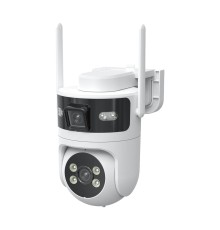IP PTZ-відеокамера з WiFi 4Mp+4Mp Light Vision VLC-9304WI/2C (Tuya) f=4mm, ІЧ+LED-підсвічування, з мікрофоном