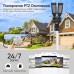 IP PTZ-відеокамера автономна з WiFi, прожектором та сонячною панеллю 3Mp+3Mp+3Mp Light Vision VLC-1223WIL/3C (Lamp+Solar) f=4mm, на акумуляторних батареях
