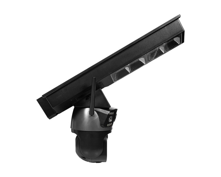 IP PTZ-відеокамера автономна з WiFi, прожектором та сонячною панеллю 3Mp+3Mp+3Mp Light Vision VLC-1030WIA10ZL/2C (Lamp+Solar) f=4mm, на акумуляторних батареях