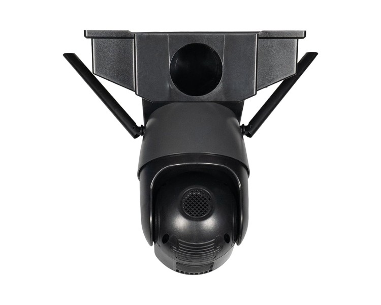 IP PTZ-відеокамера автономна з WiFi, прожектором та сонячною панеллю 3Mp+3Mp+3Mp Light Vision VLC-1030WIA10ZL/2C (Lamp+Solar) f=4mm, на акумуляторних батареях