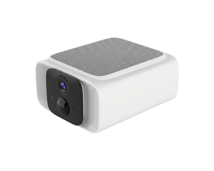 Автономна WiFi 2.4/5GHz IP-відеокамера з сонячною панеллю 5Mp Light Vision VLC-05IB-Solar (Tuya) White, f=2.8mm, на акумуляторних батареях 6000mAh