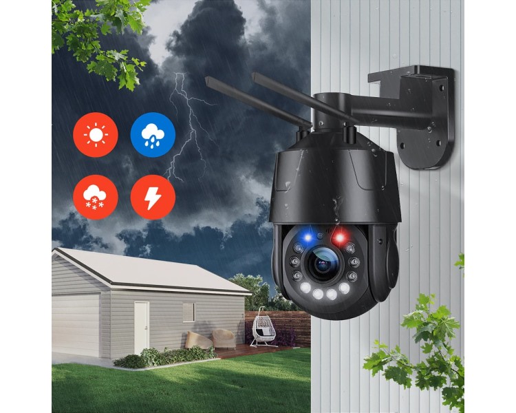 IP PTZ-відеокамера з WiFi 8Mp Light Vision VLC-9808-PTZ20(CamHi) f=4.7-94mm 20x, з мікрофоном