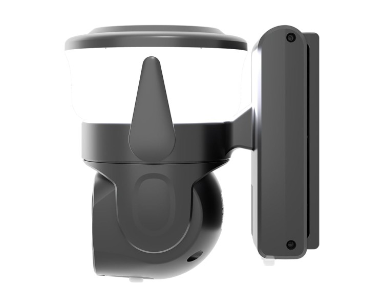 IP PTZ-відеокамера автономна з WiFi, прожектором та сонячною панеллю 3Mp Light Vision VLC-6103WLS Black (Lamp+Solar) (CareCam Pro) f=3.6mm, на акумуляторних батареях