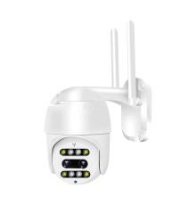 IP PTZ-відеокамера з WiFi 6Mp (2*3Mp) Light Vision VLC-9106WI10ZL (CareCam Pro) f=4+8mm, ІЧ+LED-підсвічування, з мікрофоном