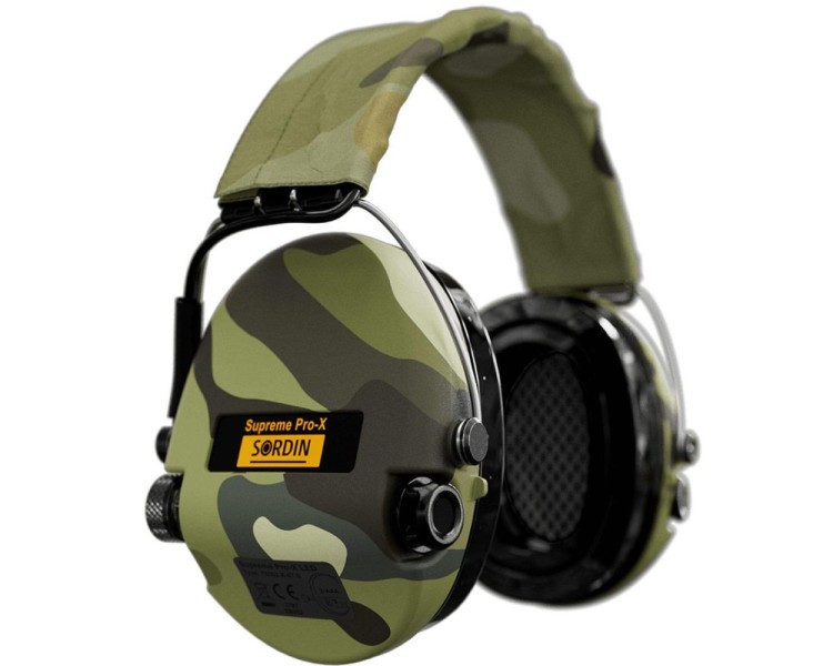 Активні навушники для стрільби Sordin Supreme Pro-X LED Multicam з LED-ліхтариком
