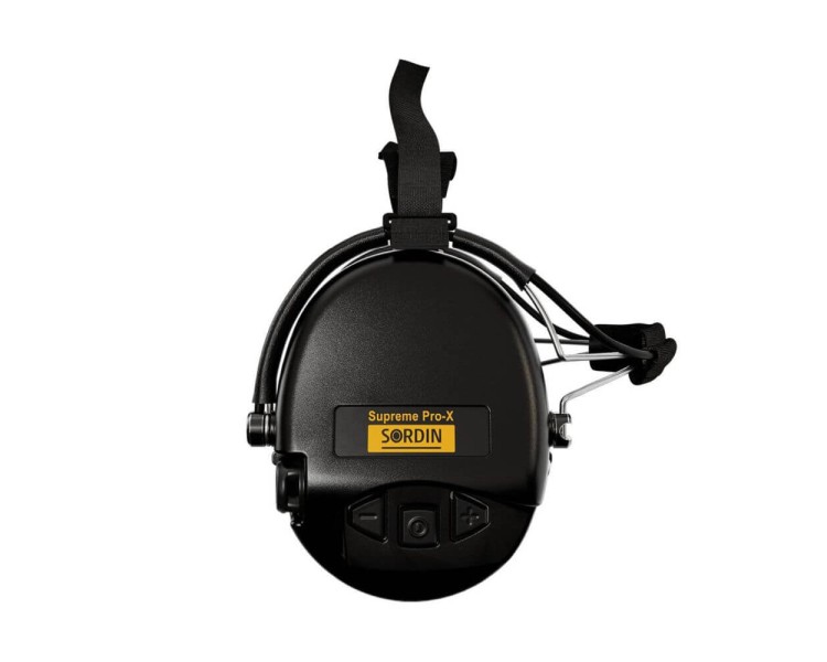 Активні захисні навушники Sordin Supreme Pro-X Neckband 76302-X-02-S із заднім тримачем під шолом
