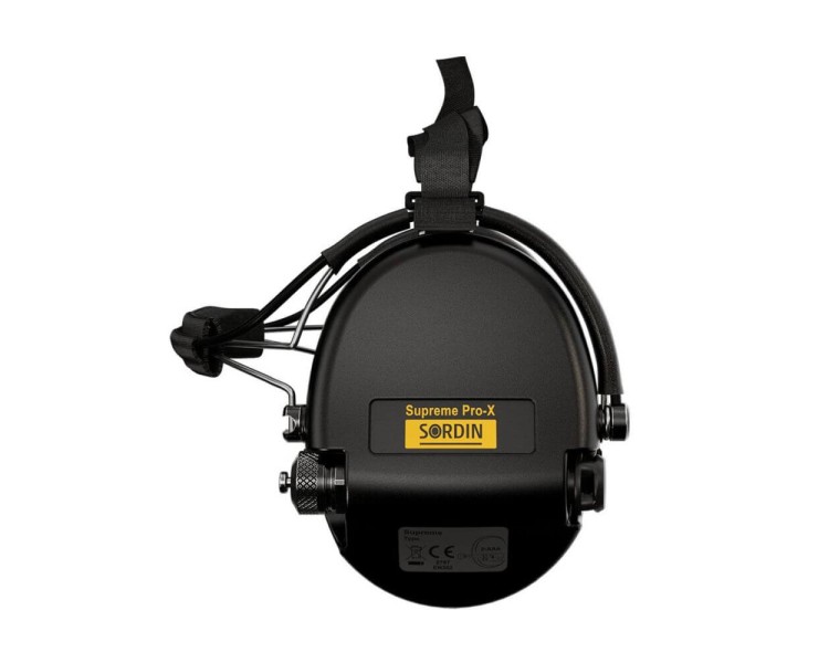 Активні захисні навушники Sordin Supreme Pro-X Neckband 76302-X-02-S із заднім тримачем під шолом