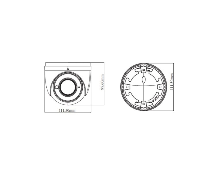 IP-відеокамера 4Mp TVT TD-9545S3 (D/AZ/PE/AR3) White f=2.8-12mm