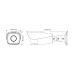IP-відеокамера 2Mp TVT TD-9423A3-LR f=2.8-12mm з розпізнаванням номерів